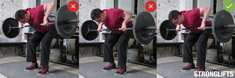 barbell row stronglifts